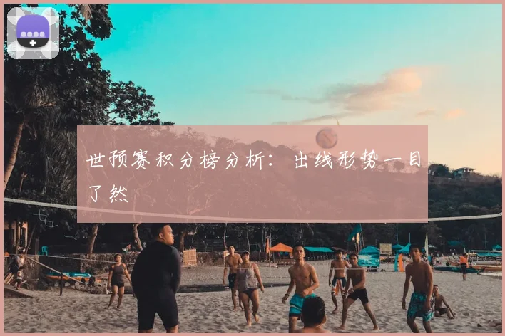 世预赛积分榜分析:出线形势一目了然